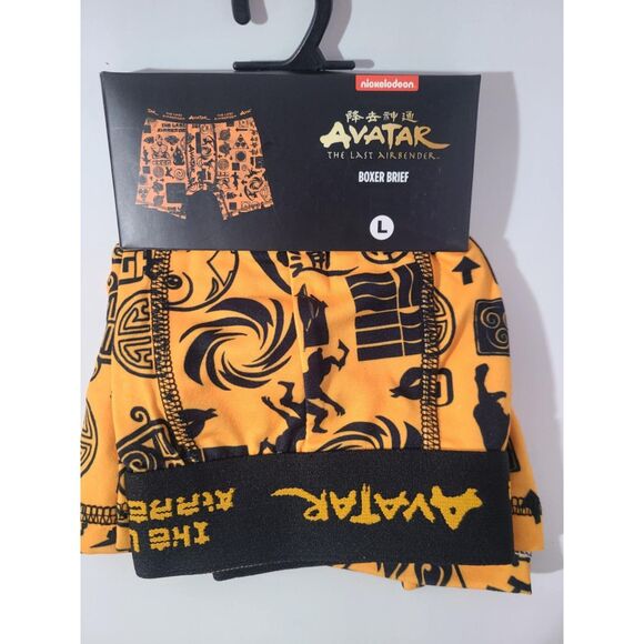 Avatar Boxer Briefs Men's L Large Underwear NEW NTW Avatar The Last Airbender - Picture 1 of 3